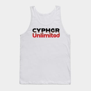 Black and Red CU Logo Tank Top